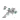 Краскораспылитель AG 810 HVLP сопло 0,8 Stels 57361