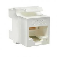 Модуль DKC Keystone RJ45 CAT6 неэкранирован. 180 град. белый