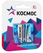 Элемент питания алкалиновый LR LR14 Максимум BP2 (блист.2шт) Космос KOCLR14MAX2BL