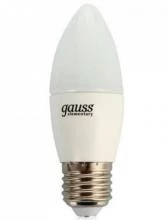 lampa-svetodiodnaya-e27-gauss-elementary-candle-8vt-3000k